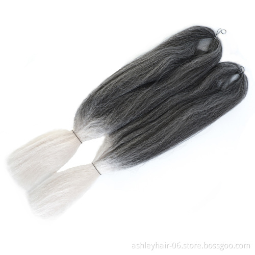 Hot Selling Weave Hair Gradual Change Kanekalon Fiber Synthetic Jumbo Braid Color